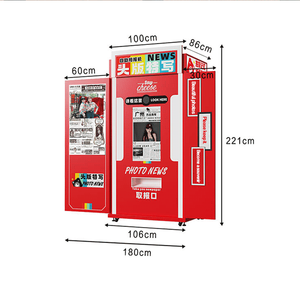 Yixile en bois Vintage exclusif photomaton kiosque écran tactile Selfie photomaton impression instantanée photomaton Machine avec appareil photo - Product Image 4