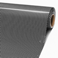 Vinilo Perforado Imprimible Brillante de Visión Unidireccional, Rollo Autoadhesivo Transparente para Ventanas de Edificios, Película Adhesiva para Publicidad