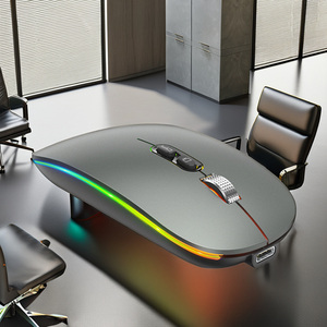 Tùy Chỉnh 3D Phong Cách RGB Chuột Không Dây Cho Apple Máy Tính Xách Tay Slim Ergonomic USB Có Thể Sạc Lại TYPE-C Dọc Chuột - Product Image 3