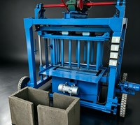 Machine professionnelle automatique de fabrication de briques en béton pour blocs de ciment, pavés, briques autobloquantes et projets de construction