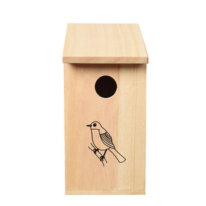 Nid d'oiseau en bois miniature, artisanat, couleur bois naturel, longueur 25cm, pour décoration de bureau, jouet de gribouillage pour enfants - Product Image 4