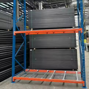 Factory Direct <strong>Pallet</strong> <strong>Rack</strong> Teardrop Wide Span Storage <strong>Racks</strong> with Wire Mesh Decking for the American Market Material Handling - Product Image 5