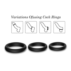 Cincin <span class=keywords><strong>Penis</strong></span> silikon cincin <span class=keywords><strong>Penis</strong></span> lentur Ultra lembut untuk ereksi meningkatkan mainan seks pria kuat tahan lama untuk pria