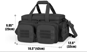 กระเป๋าใส่ปืนพกยุทธวิธีสำหรับปืนพก5กระบอกกระเป๋าใส่ปืนพกพร้อมช่องใส่นิตยสาร9X สำหรับล่าสัตว์และกิจกรรมกลางแจ้ง - Product Image 5