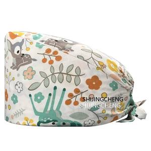 Gorros Quirúrgicos Unisex de Buena Calidad, Transpirables, Reutilizables, de Secado Rápido, con Estampado Multicolor - Product Image 4