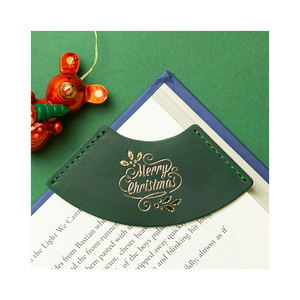 I nuovi segnalibri monogrammati all'ingrosso con segnalibri in pelle iniziale personalizzati per insegnanti regalo Logo personalizzato - Product Image 1