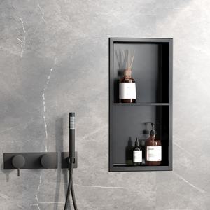 <span class=keywords><strong>Niche</strong></span> de Douche Murale Moderne en Acier Inoxydable avec Panneau de 2mm SN, Étagère Incluse, pour Salles de Bain et Hôtels - Product Image 1