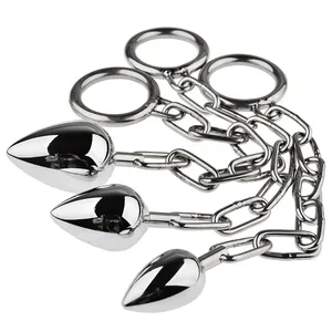 Cadena anal - Juguetes sexuales calientes con cuentas y cadenas flexibles