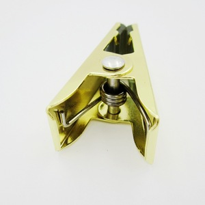New 5cm Anti Slip Metal Plastic Mouth Spring Clip, High-End and Durable Office and Daily Metal Clip Gold <strong>Silver</strong> Black - Product Image 3