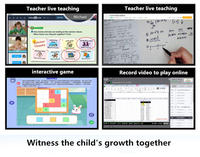 Weier 75 "pouces tactile tout en un écran d'ordinateur tablette tableau blanc de classe intelligent pour l'application d'enseignement en ligne