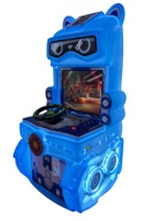 Machine de jeu pour enfants à monnayeur, thème course automobile, en plastique, avec lumières clignotantes et sons réalistes, 110/220V, pour centres de jeux, vente en gros usine