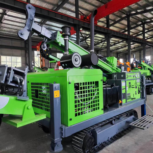 광산용 펌프 모터 부품이있는 금광 표면 코어 드릴링 용 800m 완전 유압 크롤러 장착 드릴 장비 - Product Image 4