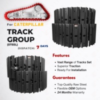 Chaîne de chenille et ensemble de maillons de chenille pour mini-excavatrice Caterpillar 303 304 305 306 307 308