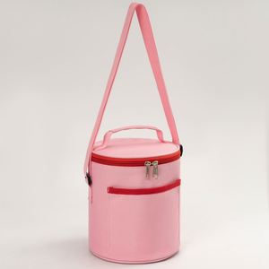 Sac isotherme rond personnalisé moins cher avec logo, léger, pour bière, sac isotherme pop-up pour la plage et le camping - Product Image 4
