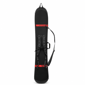 Faltbare Snowboard-Tasche für Flugreisen Wasserdichte Skitasche mit Reißverschluss Klettverschlüsse Brustgurtschließe für Winter-Skiausflüge - Product Image 1