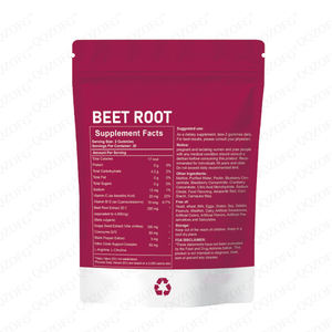 Suplemen Permen Kunyit Merah OEM Laris Manis dengan Nikotinat Akar Bit untuk Energi & Daya Tahan Jantung, 60 Kunyahan - Product Image 4