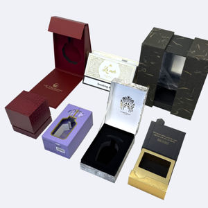Boîte pliante magnétique en carton recyclé de qualité supérieure, estampage à chaud, logo personnalisé, emballage de luxe pour cadeau, cigarette, parfum, <span class=keywords><strong>vin</strong></span> - Product Image 1