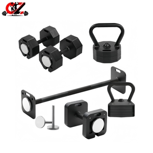 CZFIT Mens Sports Fitness Pure Steel Adjustable <b>Dumbbell</b> Kettlebell Barbell Insert Piece Combination Adjustable <b>Dumbbells</b> Unisex - Product Image 1