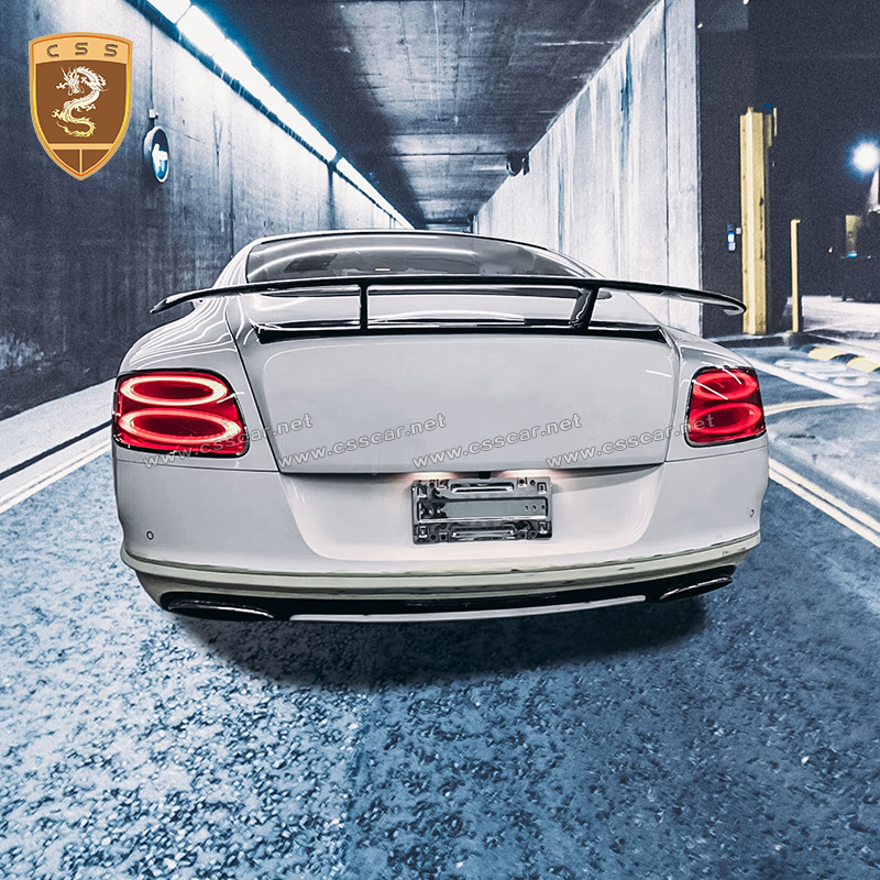 Mon Style Aileron Arrière En Fiber De Carbone Aile Pour Plié Continental Gt Kits De Carrosserie Spoiler