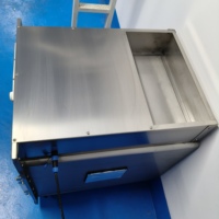 Cage à oxygène pour animaux de compagnie, cage de soins intensifs vétérinaires, cage en acier inoxydable pour hôpital vétérinaire, cage de thérapie oxygénante pour animaux, équipement vétérinaire