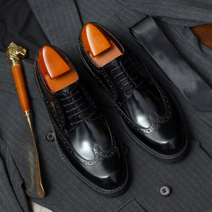 Nouvelles Chaussures Oxford Grande Taille en Cuir Véritable pour Hommes – Vente Directe – Formelles, Décontractées, à Enfiler, Respirantes et Antidérapantes - Product Image 4