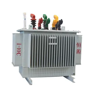 Transformador de central eléctrica sumergido en aceite de gran oferta de 10KVA con certificado Transformador trifásico de cobre Refrigeración por aceite