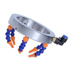 high quality cnc router cooling system 100mm dia coolant pipe cutting cooling spray ring