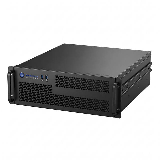 Custom 4U 5U Rackmount AI Computing Server Chassis Precision Sheet Metal Fabrication Industrial Computer Case with Cooling Vents