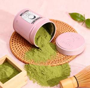 Lata Redonda Vacía Personalizada con Tapa de Rosca Hermética, Envase de Polvo Seguro para Alimentos, Impresión Personalizada para Matcha, Café y Té - Product Image 5