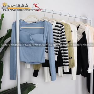 Lote de Ropa Usada de Segunda Mano KungFu KingAAA Gangzhou Bales, Camisetas de Manga Larga para Mujer, Tallas Variadas, para Invierno - Product Image 4