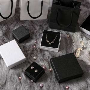 Jewelry <b>Boxes</b> Rectangle Elegant Packaging For Rings Earrings Necklaces Studs Wholesale <b>Drop</b> Shipping - Product Image 1