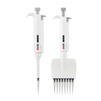 Pipette à volume réglable Dlab, autoclavable, monocanal et (8/12) multicanal, micropipette