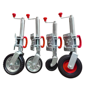 Cric de <span class=keywords><strong>remorque</strong></span> à manivelle 2000lbs 680mm--930mm 10 pouces Roue pleine Roue jockey pour vélo <span class=keywords><strong>Semi</strong></span>-<span class=keywords><strong>remorque</strong></span> Type en acier - Product Image 3