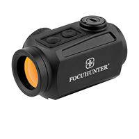 Focuhunter 1X21mm, viseur laser rouge tactique en aluminium, sans parallaxe, étanche IPX7, 10 réglages de luminosité, résistant aux chocs 1500G