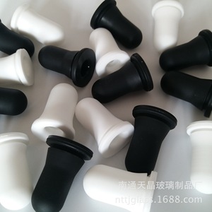 Punta de silicona Tianjing con 18 dientes, negra, blanca, mate, brillante, de caucho de nitrilo para envasado de cosméticos - Product Image 5