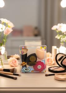 Grenobil Makeup Sponge Set With Brush And Puff 4 Pieces Washable Beauty Tools - Product Image 2