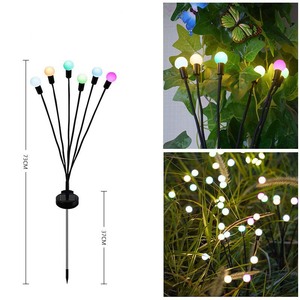 ไฟสวนโซลาร์เซลล์กันน้ำ IP65 รุ่น NJ003 ดีไซน์รูปดาว 6/8/10 หัว พร้อมหลอดไฟ LED รุ่น NJ003 ใช้พลังงานลม - Product Image 4