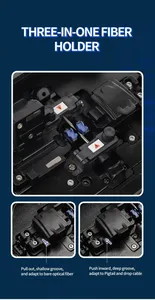 Nueva Fusionadora de Fibra Óptica DPV-740, Versión Mejorada DPV-740D, Máquina de Empalme FTTH con Batería Intercambiable - Product Image 3