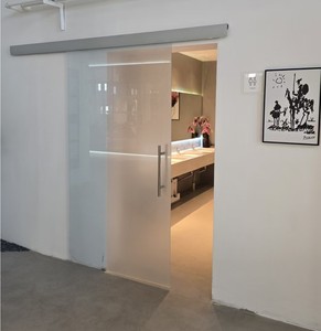 NFRC Certified Aluminum Alloy <strong>Barn</strong>/Hanging Rail <strong>Sliding</strong> <strong>Door</strong> Sound Insulation 3-Year Warranty Bedroom Bathroom Modern Minimalism - Product Image 2