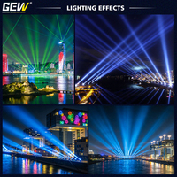 GEVV Éclairage extérieur robuste IP66 350W 380W 420W DMX Projecteur à tête mobile étanche pour parcs à thème et architecture