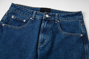 Jean décontracté vintage unisexe avec logo Hell Star, style streetwear <span class=keywords><strong>tendance</strong></span> transfrontalier Europe-Amérique, taille mi-haute - Product Image 4