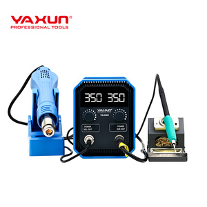 Estación <span class=keywords><strong>de</strong></span> Retrabajo 2 en 1 YAXUN YX-2602, Pistola <span class=keywords><strong>de</strong></span> Aire Caliente Digital <span class=keywords><strong>de</strong></span> 900W y Soldador C210 para Reparación <span class=keywords><strong>de</strong></span> SMD, BGA, PCB y Teléfonos - Product Image 4