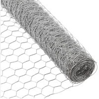 Grillage hexagonal en fil galvanisé et recouvert de PVC/PE pour élevages avicoles