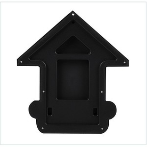 Lampe murale solaire avec télécommande, capteur LED COB, étanche, pour extérieur, jardin, forme de maison, 1W - Product Image 4
