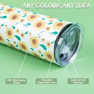 Sublimation Tumblers 30 OZ Blank Tumblers for Sublimation Skinny Bulk Double Wall Insulated Cups with Individually Gift Boxed - Product Image 6