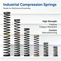 Ressort de compression personnalisé fiable, ressort hélicoïdal pour système de freinage de machine industrielle, remplacement OEM
