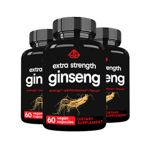 อาหารเสริมโสม OEM 5 in 1 เพิ่มพลังงานสำหรับผู้ใหญ่ เพิ่มสมรรถภาพทางเพศชาย 60 แคปซูล - Product Image 1