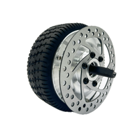 Motor DC Brushless Berkualitas Tinggi 6 Inci dengan Gear untuk E-bike, Robot, E-skateboard dengan Rem Cakram
