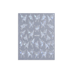 Oferta Especial: Adhesivos Decorativos para Uñas YINDUOFEI 2D con Diseño de Mariposas y Papel Metálico - Product Image 5