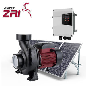 Nuevo Controlador MPPT de Alta Eficiencia, Bomba Centrífuga Solar de CC con Motor CC sin Escobillas de 2/3/4 Pulgadas y 3 hp, 45000 L/h, 24 m, Aluminio y Hierro Fundido - Product Image 2